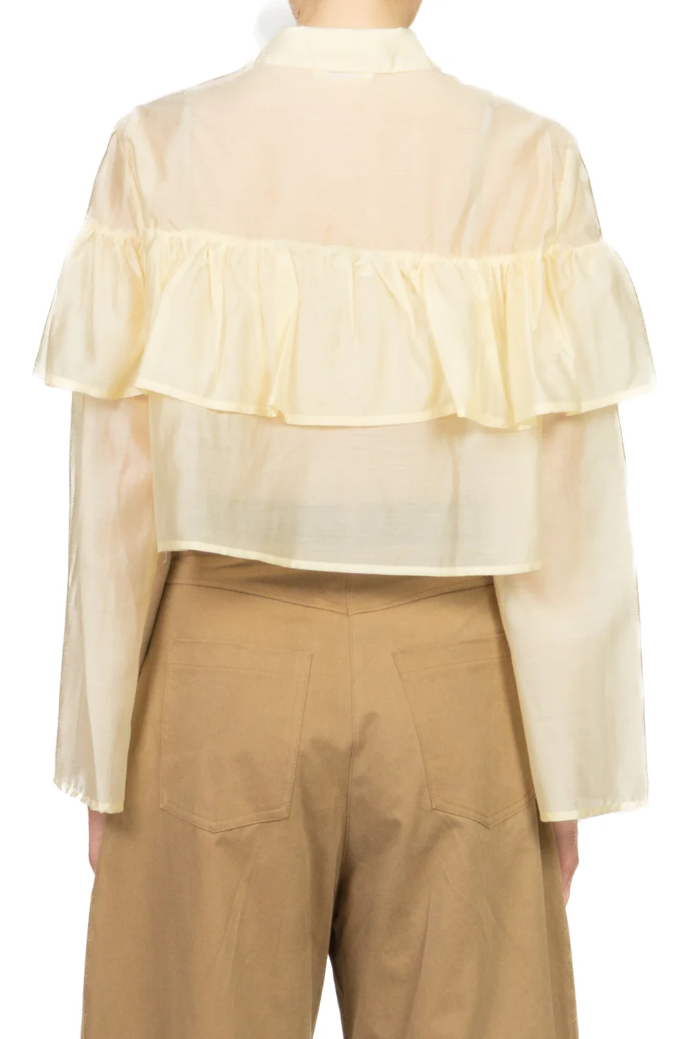 Vicolo - Blusa crop con rouches Art. TAB1382 - Image 6