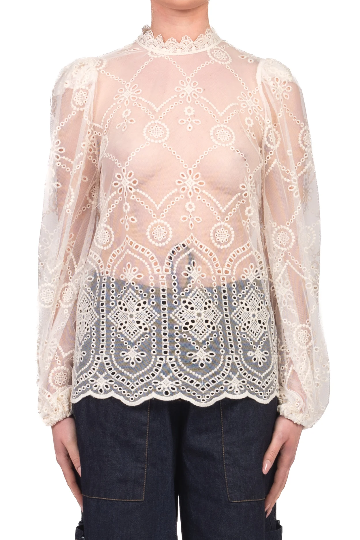 Vicolo - Blusa retata ricamata Art. TAB1499 - Image 2