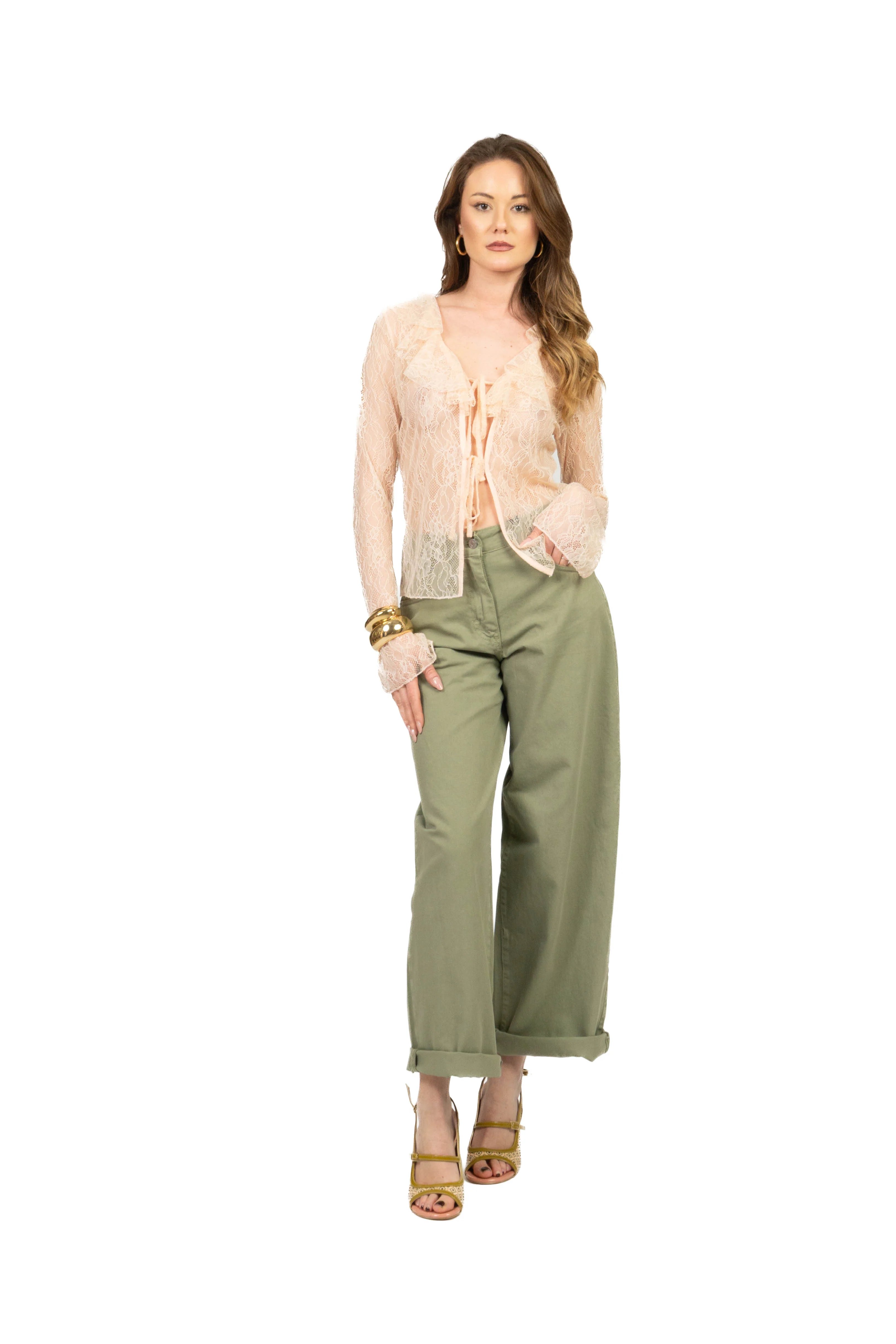 Vicolo - Blusa in pizzo con lacci Art. TAB1521
