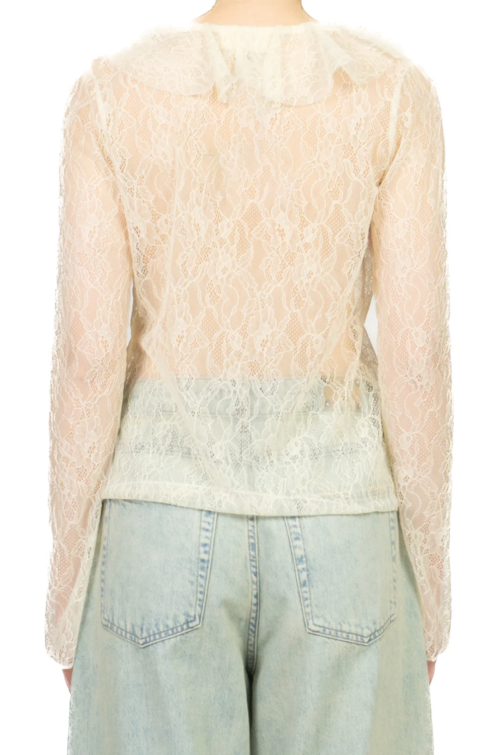 Vicolo - Blusa in pizzo con lacci Art. TAB1521 - Image 6